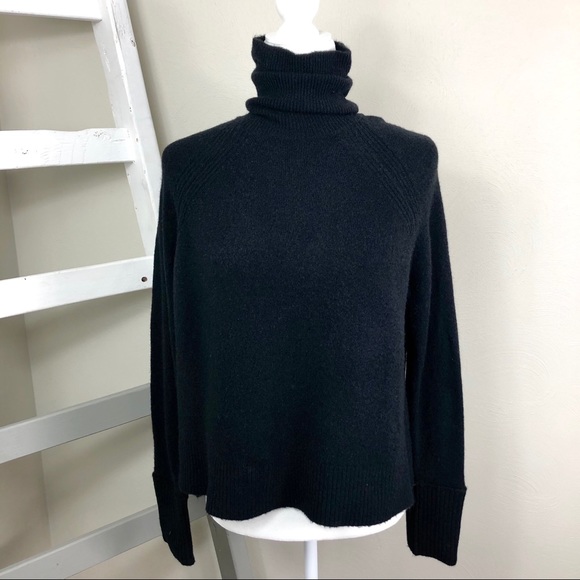 JCREW Turtleneck Sweater Raglan Wool Alpaca Blend - Picture 2 of 9